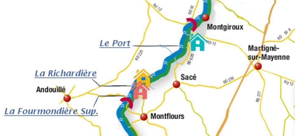 مبيت وإفطار Sace Ecluse Le Port, Etape Velofrancette المظهر الخارجي الصورة